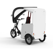 Yokler T - Vélotaxi professionnel avec portes latérales et plancher bas - Vélo taxi électrique_2