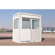 Guérite modulaire - militaire, sécurité, accueil, gardiennage, point de vente - résistante aux conditions climatiques_2