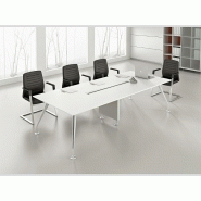 Bureau de direction ENOSI LAS avec retour sur meuble de rangement et table triangulaire - L 200 x 235 cm_2