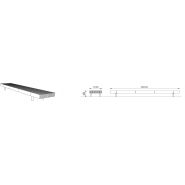 LWD110 - Banc connecté - MMCité 1 a.S. - Hauteur 430 mm - Assise bois massif et pieds en acier_2