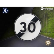 Panneau d'interdiction B33 - Fin de limitation de vitesse - Personnalisable - WP Signalisation_2