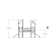 Structure multi-jeux 3 à 5 ans - UniMini Edmund - 8057449 - Hags - Poteaux bois et panneaux HPL_2