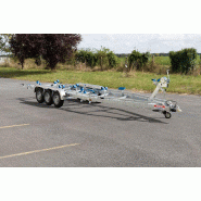 7m80-2m20 3x1350kg - VLEMMIX - Remorque Porte-Bateau_2