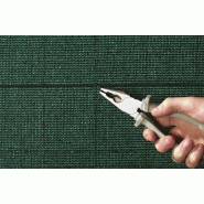 Brise-vue tissé 95% occultant - vert - 1 x 10 m - Totaltex_2