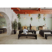 Table réfectoire entreprise adaptée aux espaces restauration et détente en entreprise - SHARE_2