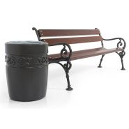 Poubelle publique 003323 - Wiedeń - Komserwis - 45L - Design Dariusz Malec_2