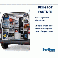 Tiroirs de rangement pour Peugeot Partner