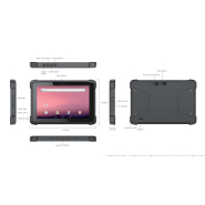 Tablette PC robuste avec écran 10.1 pouces - StrongPad - Android 12 / 14 - IP65 / 4G/5G pour interventions terrain_2