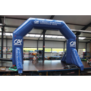 Arche gonflable publicitaire avec stabilisateurs - 6x4m Ø1M - Délimitation départs et arrivées événements sportifs_2