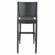 Chaise haute Exterieure Cuba - GRIS_2