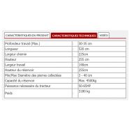 Épierreuse Kaplan 140 - Tutkunkardesler - largeur 140 cm - profondeur max. 30-35 cm - tamisage et déchargement hydraulique_2