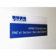 Panneau d'enseigne d´entreprise ou d´administration en plexiglas - direct signaletique - 420 x 600 mm_2