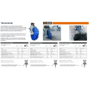 Fraises hydrauliques transversales, longitudinales et trancheuses pour pelles - Brault Matériel_2