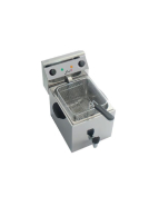Friteuse électrique - 8 Litres - 1 bac avec vidange et thermostat de sécurité - ACF68N_2