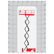 Nacelle ciseaux thermique Manitou 100 SC - 9,7 m - 4 opérateurs - tout-terrain_2