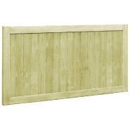 Vidaxl portillons de jardin 2 pcs bois de pin imprégné 300x75 cm 45338_2