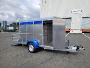 Remorque bétaillère - Lider 44540 - un essieu freiné 1350 kg - 250 x 125 x 155 cm - référence CW 255 133 1350 1_2