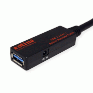 ROLINE Câble prolongateur actif USB 3.2 Gen 1, noir, 15 m_2