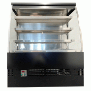 Vitrine réfrigérée semi-verticale ORSINI - 4 longueurs disponibles, froid positif, 3 étagères + base, EUROVITRINE_2
