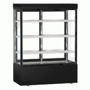Vitrine réfrigérée pour pâtisserie MADRID - 1500 mm - 3 étagères - Noir_2
