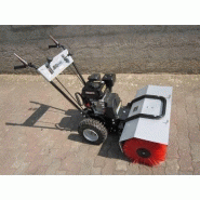 Large balayeuse thermique 800 mm avec roues gonflables à crampons