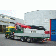 Grue Fassi F455A e-dynamic équipée d'un distributeur hydraulique digital D850