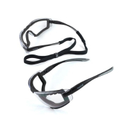Lunette de sécurité incolore COBRA II - Branche + Mousse - PC Incolore AR/AB Platinum - Bollé Safety - Traitement anti-buée et anti-rayures_2