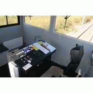 Wagon haute pression pour entretien des rails