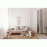 Banquette méridienne convertible futon BEBOP - Pin naturel beige - Couchage 75x200 cm_2