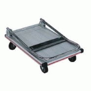 Chariot manuel timon rabattable - Capacité 150 kg - Aluminium léger - NP150_2