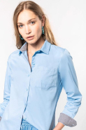 Chemise de travail en coton Nevada pour femme - Manches longues - Réf : K585 - Marque Kariban_2