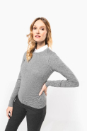 Pull Supima col rond femme - 100% coton peigné - Réf : PK901 - Kariban Premium_2