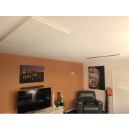 Radiateur infrarouge en aluminium - spots LED intégrés - capteurs anti-surchauffe - finition satinée_2