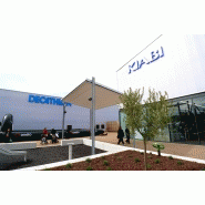 Préau fixe textiblade / ouvert / ossature en acier / toiture en acier / 6 x 4 m_2