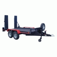 Remorque porte-engin mandrinoise pe2500reb  - 3.5t - 3.45m - 2 essieux_2