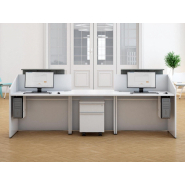 Banque d'accueil modulaire POGO - Design simple et élégant - Fabrication française - Configurations variées et PMR_2