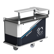 Distributeur de repas en multi-portions maniable et ergonomique - Restiself 4G - 7 niveaux - liaison chaude et froide_2