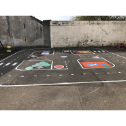 Jeux thermocollés - Pack complet circulation 8mx8m - Référence BTJTR8_2