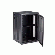 Armoire Réseau Murale à  4 Montants 18U avec àÉtagère 1U, Armoire Serveur Murale 19