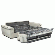 Canapé convertible express Marais 160 cm - Matelas 16 cm - Revêtement chocolat - Fabrication artisanale italienne_2