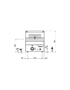 Friteuse électrique - 10 litres, acier inoxydable, vidange, thermostat de sécurité - MBM_2