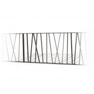 GC3404 - Barrières urbaines Urban'NT en acier avec montants et main courante en fer plat_2