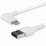 StarTech Cble USB-A vers Lightning Blanc Robuste 2m_2