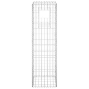 Vidaxl poteaux à panier de gabion 2 pcs 40x40x140 cm fer 151263_2