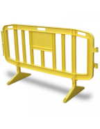 Barrière mobile en plastique - Polypropylène copolymère - Sérigraphiable - Adaptée aux sols irréguliers - 100% recyclable_2