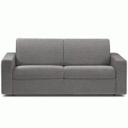 Canapé convertible express CRÉPUSCULE - Matelas 140cm Comfort BULTEX® - Tissu NEO gris silver_2