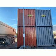 Container maritime d'occasion 20 pieds - Dernier voyage - Acier corten_2