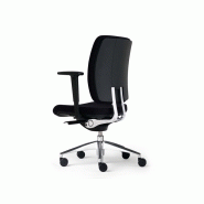 Fauteuil de direction Empire - cuir noir ou blanc, mécanisme synchrone, appui-tête et accoudoirs réglables_2