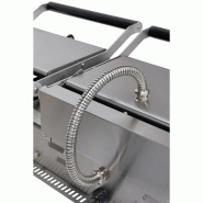 Grill panini double Petit modèle 2x(260x240)mm 4 plaques rainurées Sofraca_2