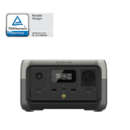 Kit station de charge portable 600w - 256wh ecoflow river 2 avec panneau solaire pliable 50w